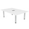 Skutchi Designs 47.25 in W, 71.5 in L, 29 in H, Engineered Wood Top, White H-REC-4872-PT-09-EL - alternate 1